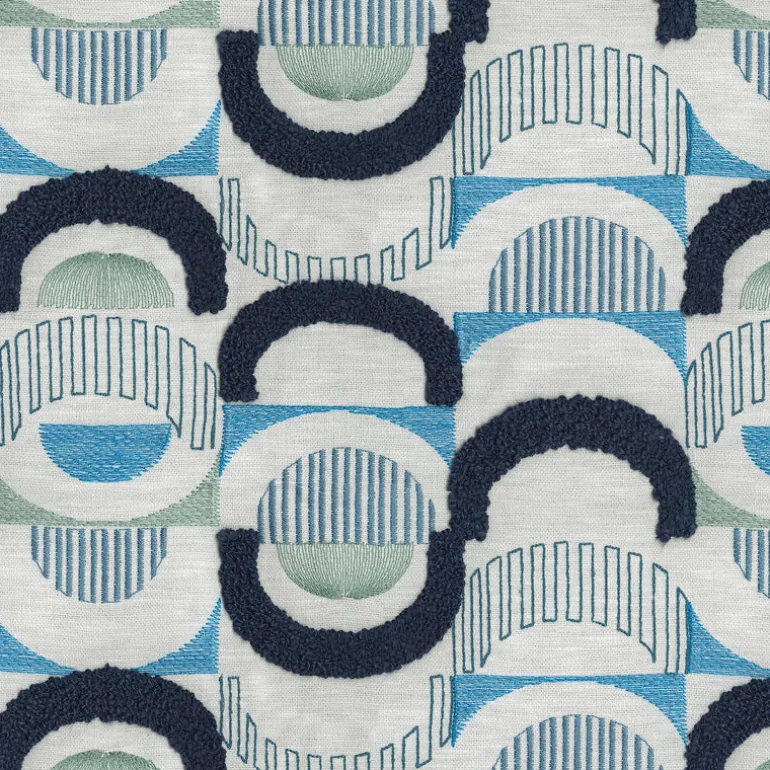 Half Moon Emb Luna P/K Lifestyles Fabric