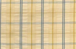 Hampton Seersucker Yellow Blue Laura Kiran Fabric