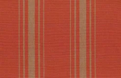 Harbor Stripe Chili Laura Kiran Fabric