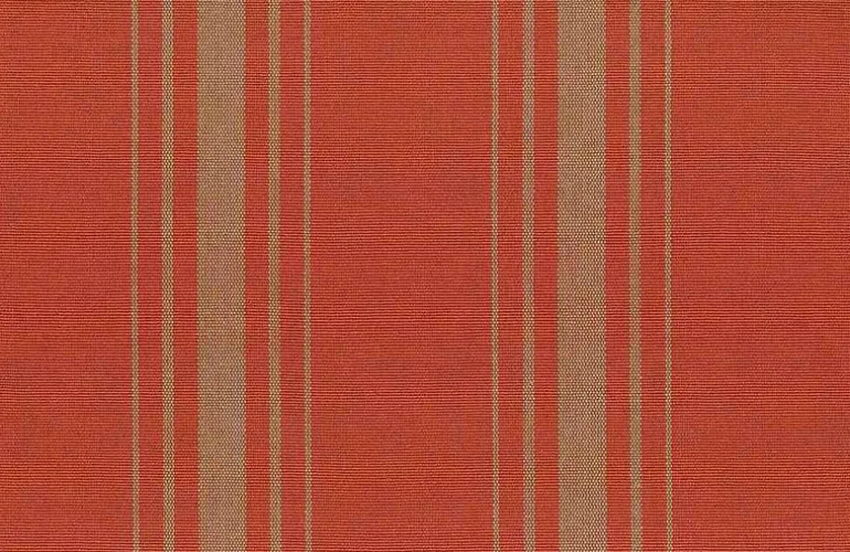 Harbor Stripe Chili Laura Kiran Fabric