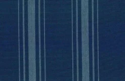 Harbor Stripe Deep Blue Laura Kiran Fabric