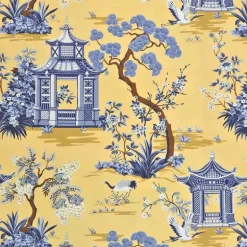 Harmony Lemon Regal Fabric
