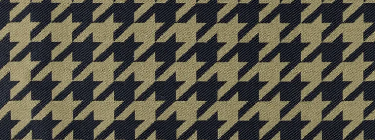 Harwich 936 Black/Tan Covington Fabric