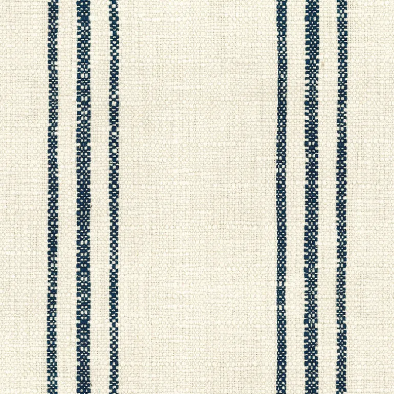 Highlander Slub Stripe Navy Regal Fabric