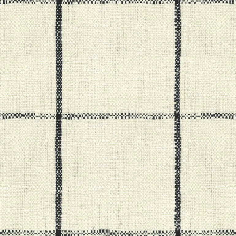 Highlander Slub Window Black Regal Fabric