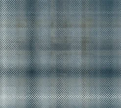 HO2158 Blue Sterling Plaid Wallpaper