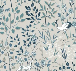 HO2129 Gray Aspen Wallpaper