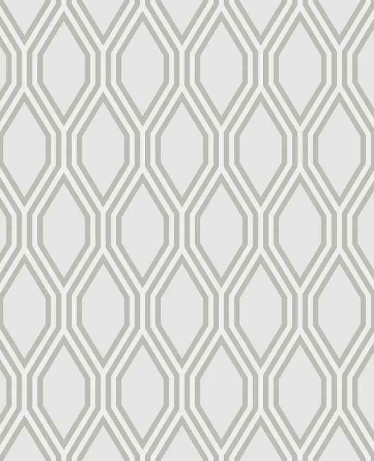 Honeycomb Grey Geometric Wallpaper
