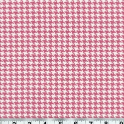 Houndstooth Blossom Fabric