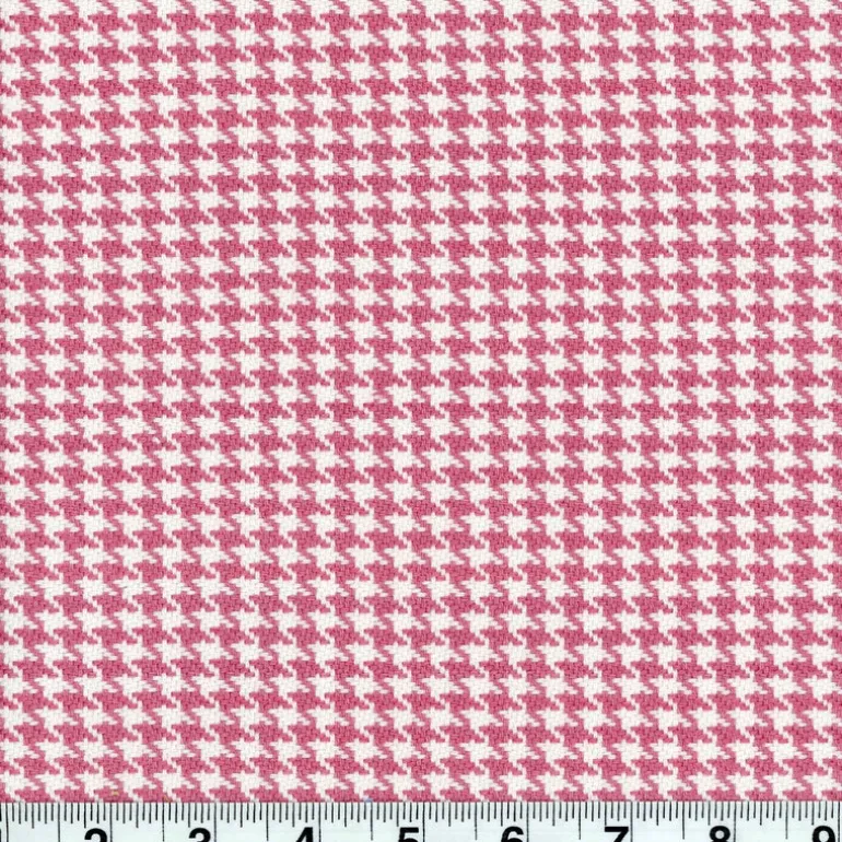 Houndstooth Blossom Fabric