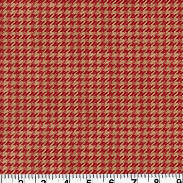 Houndstooth Brick Fabric