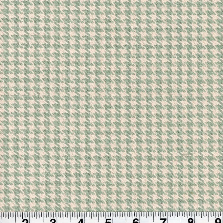 Houndstooth Coriander Fabric