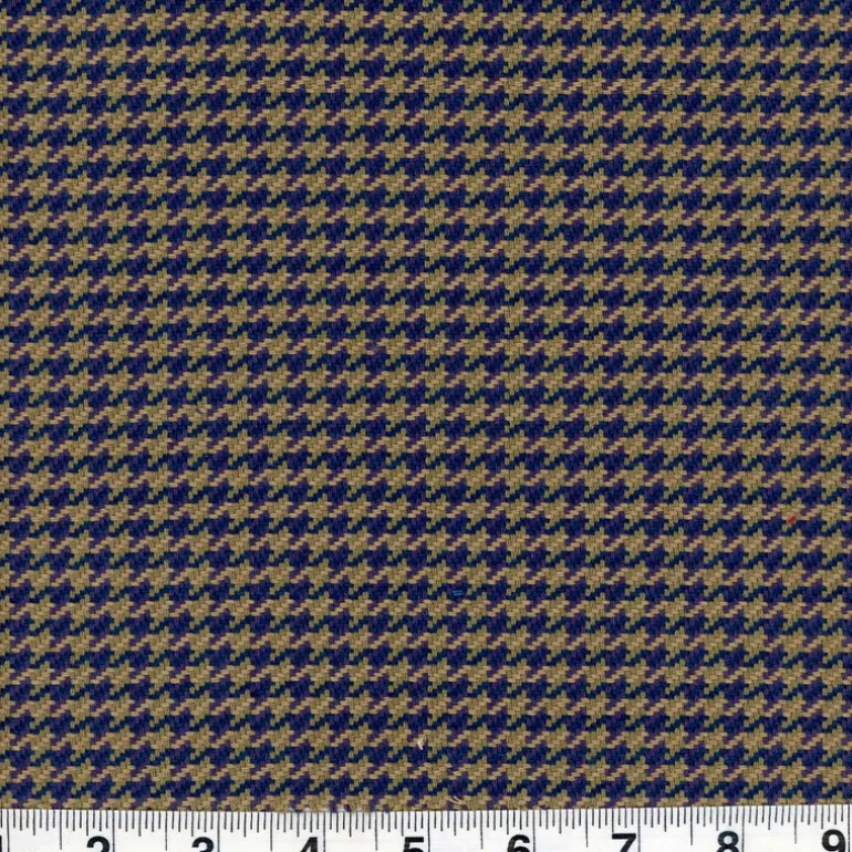 Houndstooth Midnight Fabric
