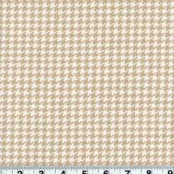 Houndstooth Sand Fabric