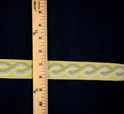 HP210/04 Flat Gimp Braided Trim Green Blue