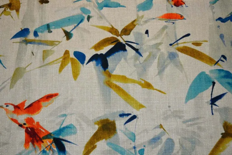 Hummingbird Summer Regal Fabric