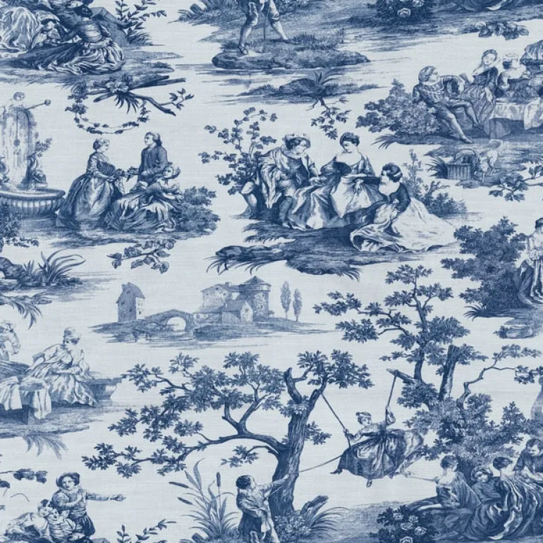 Idyllic Days Sapphire Waverly Fabric