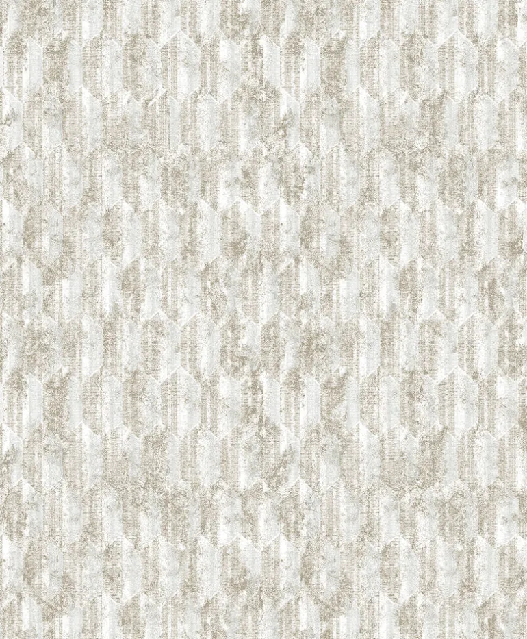 2838-IH2214 Kendall Off-White Geometric Wallpaper