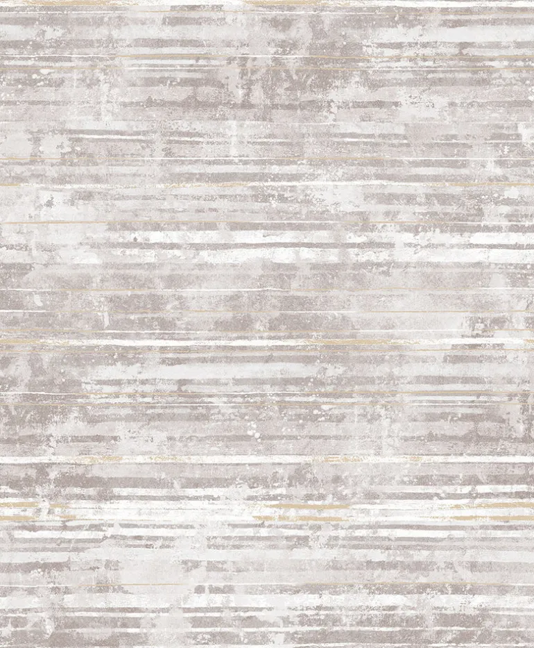 2838-IH2257 Makayla Mauve Distressed Stripe Wallpaper