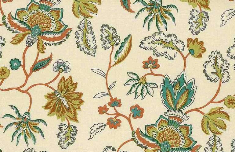 Java Handprint Jewel Laura Kiran Fabric