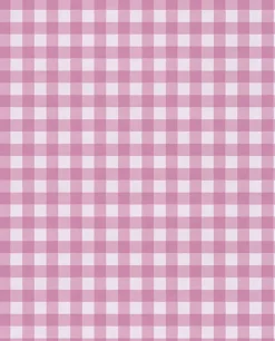Kay Pink Vichy Check Wallpaper