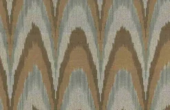 Kazakh Ikat Wood Laura Kiran Fabric