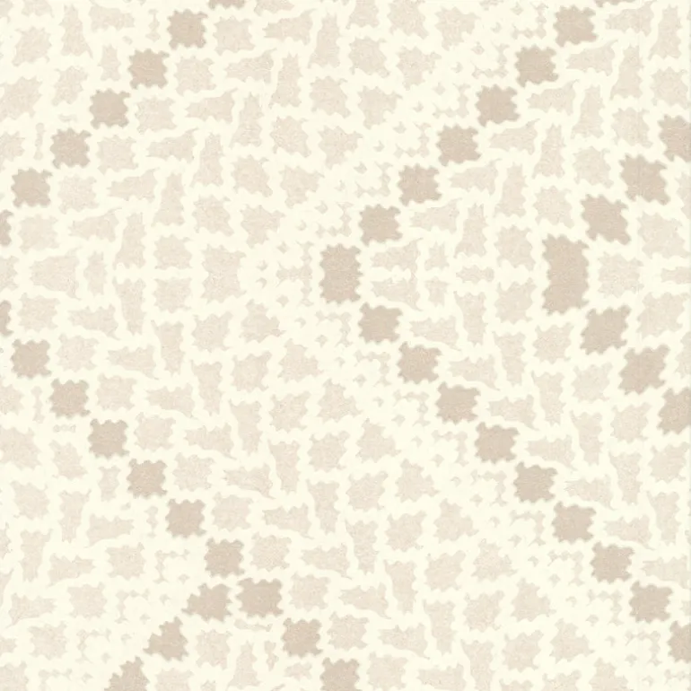 Kilim Champagne Aztec Diamond Wallpaper
