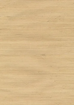 Kostya Beige Grasscloth Wallpaper