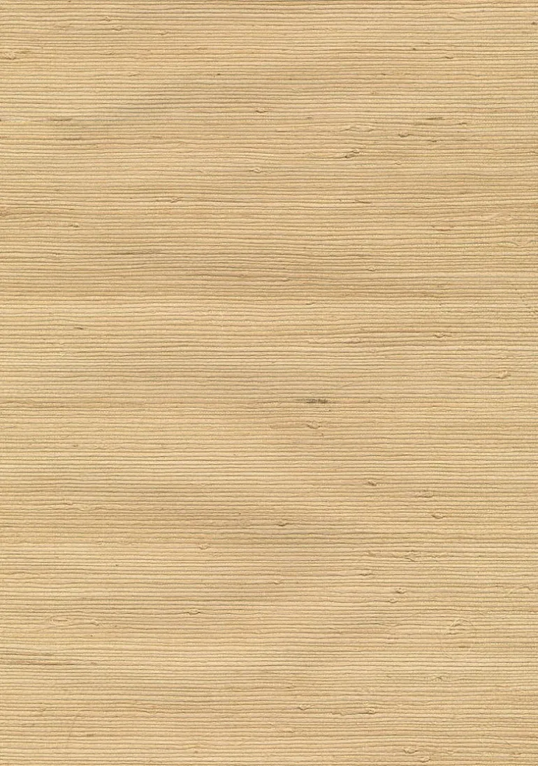 Kostya Beige Grasscloth Wallpaper