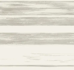 KT2155 White/Grey Horizontal Dry Brush Wallpaper