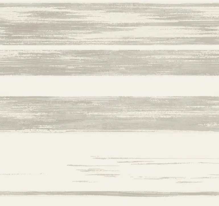 KT2155 White/Grey Horizontal Dry Brush Wallpaper