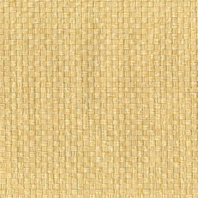 Kuan-Yin Cream Grasscloth Wallpaper