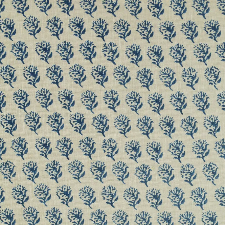 Laila Indigo P/Kaufmann Fabric