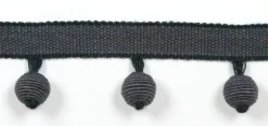 Le Lin Beaded Fringe Blueberry Europatex Trim