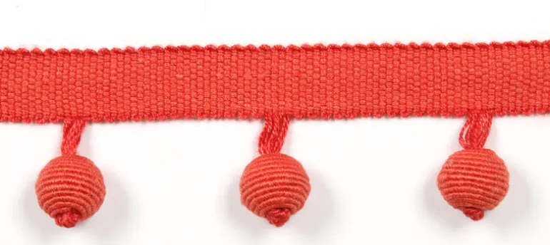 Le Lin Beaded Fringe Dark Coral Europatex Trim