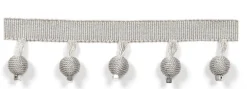 Le Lin Metalic Beaded Fringe Ice Europatex Trim
