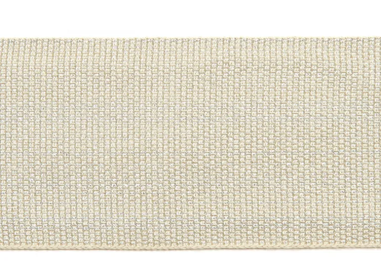 Le Lin Metallic Tape 2" Porcelain Europatex Trim