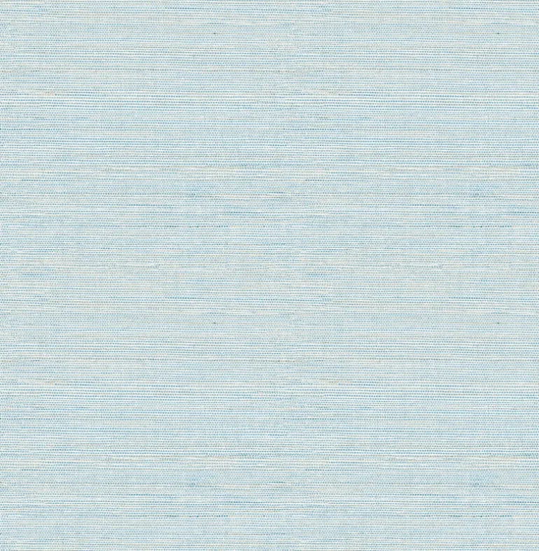 Lilt Blue Faux Grasscloth Wallpaper