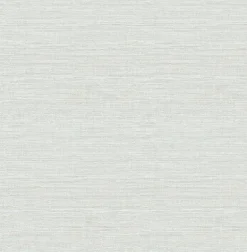 Lilt Light Blue Faux Grasscloth Wallpaper