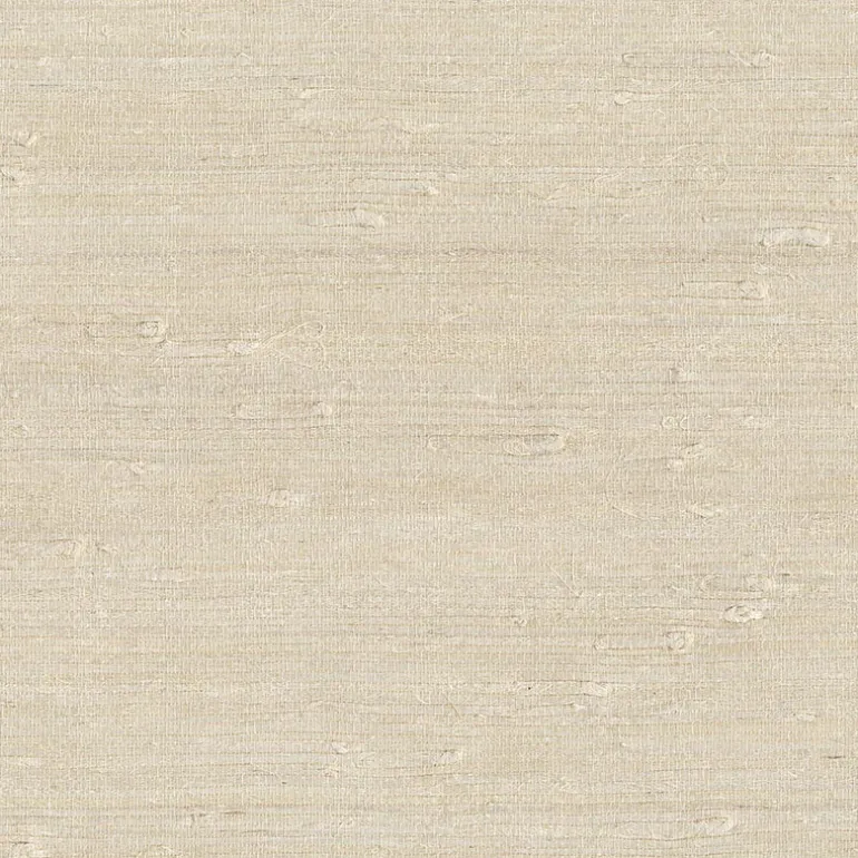 Ling Cream Grasscloth Wallpaper