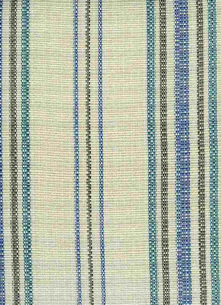 Lisbon Stripe Teal Laura Kiran Fabric