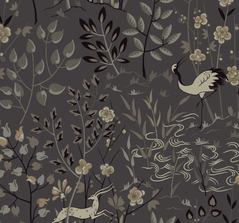 LL4785 Gray Aspen Wallpaper