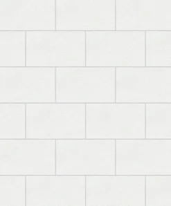 2836-M1054 Angelo Ivory Subway Tile Wallpaper