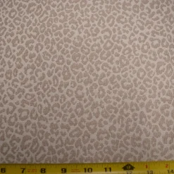 Malindi Taupe Jacquard Cheetah Skin Spot Regal Fabric