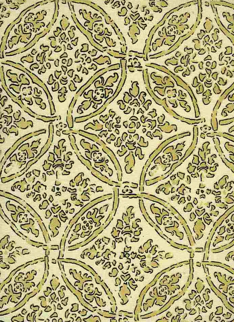 Mandala Print Biscuit Laura Kiran Fabric