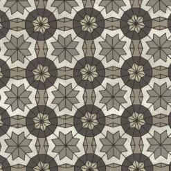 Marqueterie Pewter Mosaic Geometric Wallpaper
