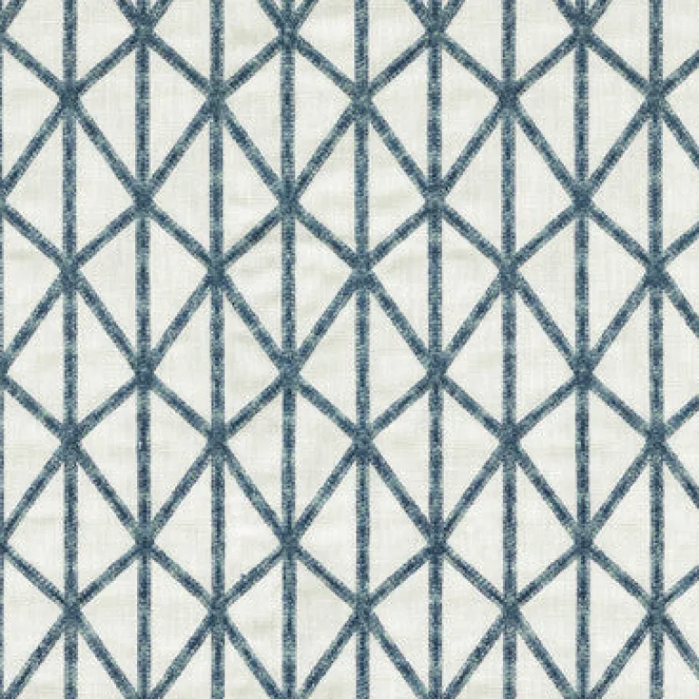 Matrix Emb Indigo P/K Lifestyles Fabric