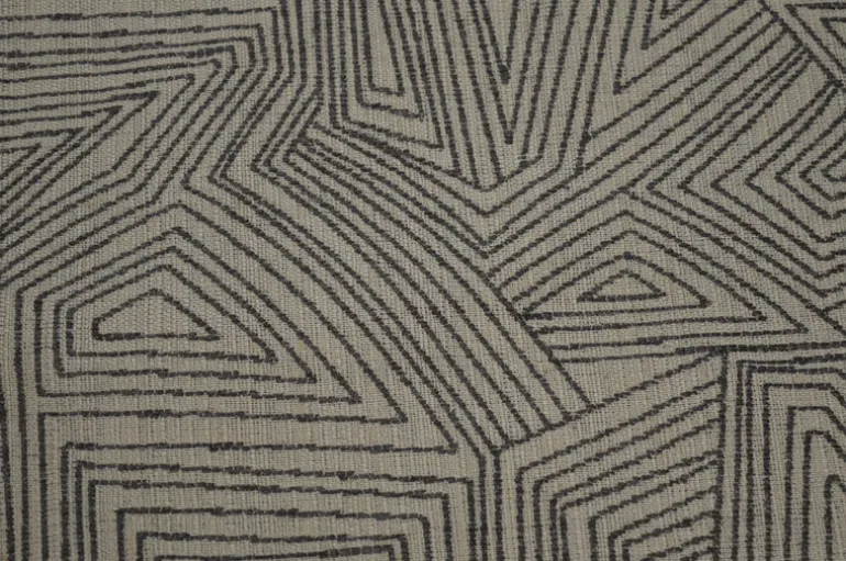 Maze Craze Grey The Fabric Co Upholstery Fabric