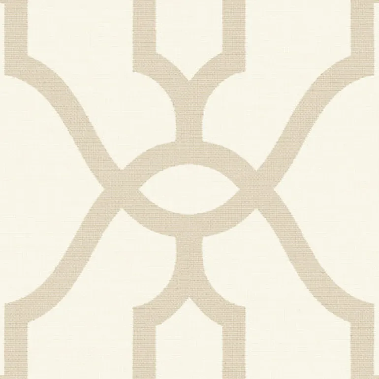 ME1554 Beige Woven Trellis Magnolia Home Wallpaper