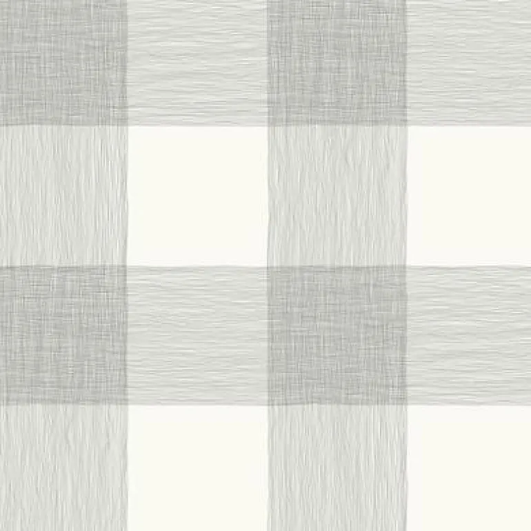 ME1520 Common Threads Black White Buffalo Check Magnolia Home Wallpaper